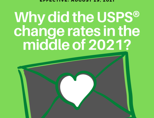 Why did the USPS change rates a 2nd time during 2021?