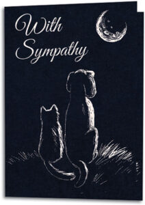 Sympathy Card for Dogs and Cats